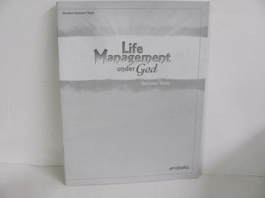 Life Management Under God Abeka Quizzes/Tests  Pre-Owned Bible Textbooks