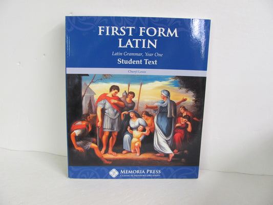 First Form Latin Memoria Press Student Book Pre-Owned Middle School Latin Books