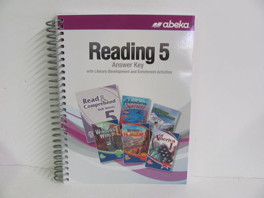 Reading 5 Abeka Answer Key  Pre-Owned 5th Grade Reading Textbooks