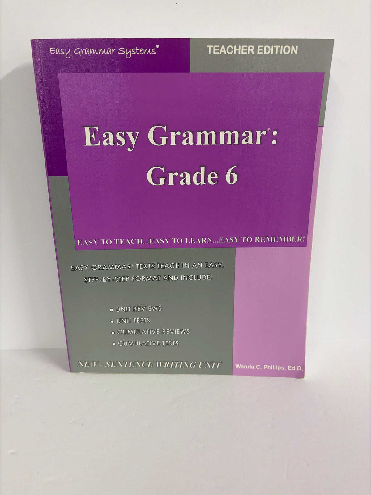 Easy Grammar Easy Grammar Teacher Edition  Pre-Owned Language Textbooks