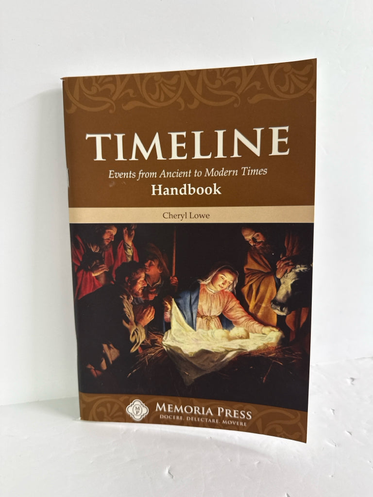 Timeline Memoria Press Handbook  Pre-Owned Elementary Memoria Press