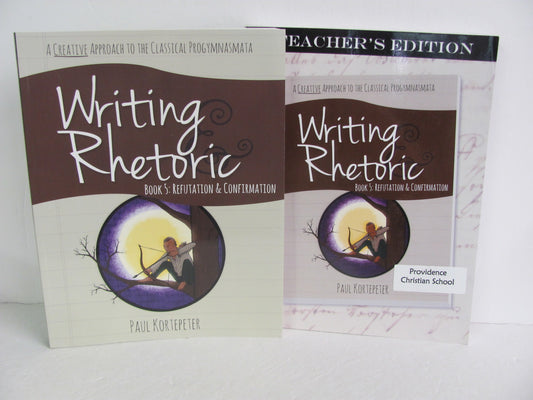 Writing Rhetoric Book 5 Classical Academic Set  Pre-Owned Language Textbooks