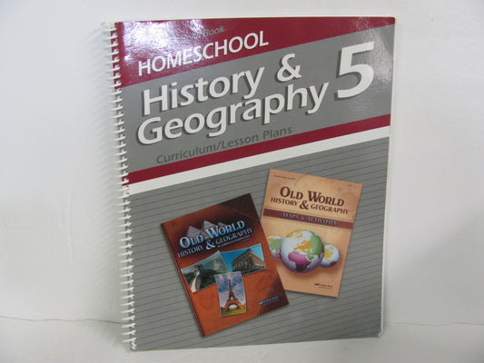 History & Geography Abeka Curriculum Pre-Owned 5th Grade History Textbooks