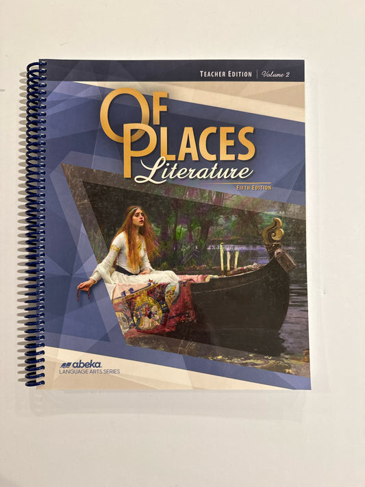 Of Places Abeka Teacher Edition  Pre-Owned 8th Grade Literature