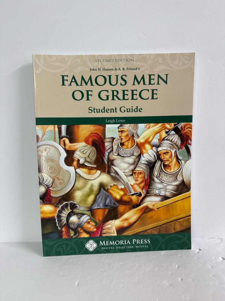 Famous Men of Greece Memoria Press Student Guide Pre-Owned Memoria Press