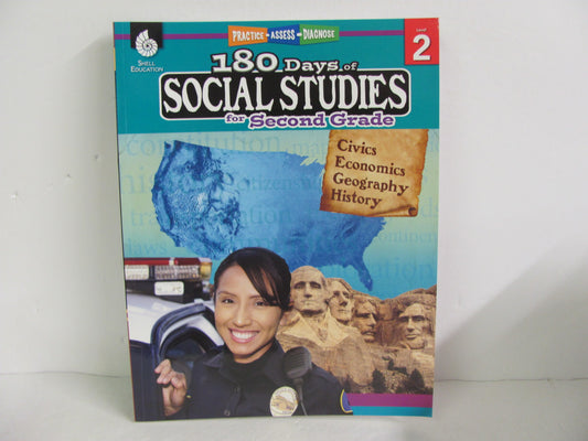 180 Days of Social Studies Shell Edcuational Pre-Owned History Textbooks