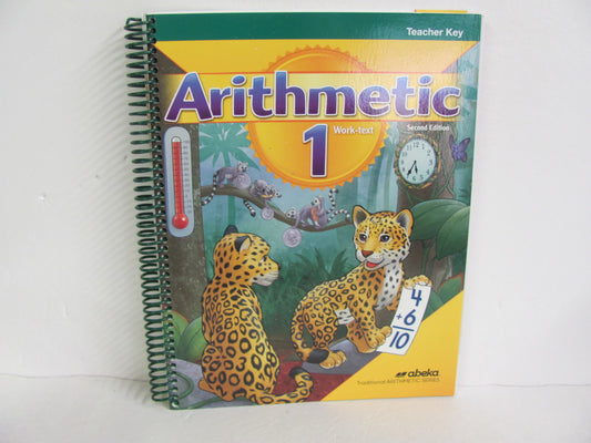 Arithmetic 1 Abeka Teacher Key  Pre-Owned 1st Grade Mathematics Textbooks