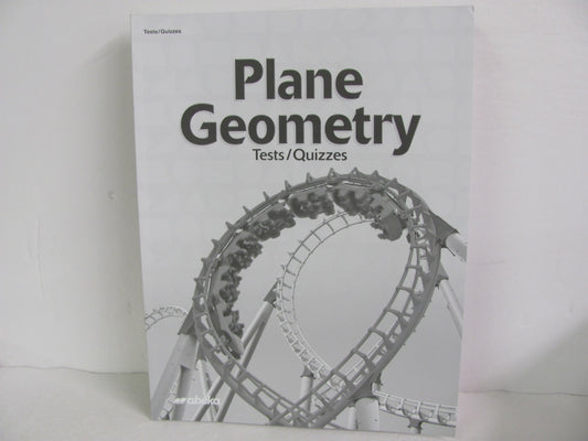 Plane Geometry Abeka Tests/Quizzes High School Mathematics Textbooks