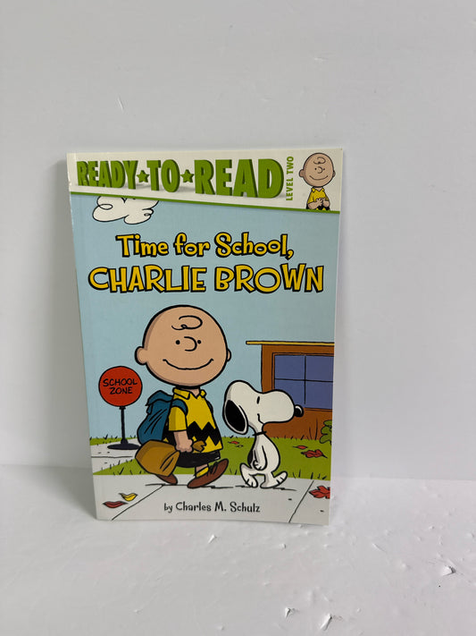 Time for School, Charlie Brown Charles M. Schulz Simon Spotlight Phonics Readers