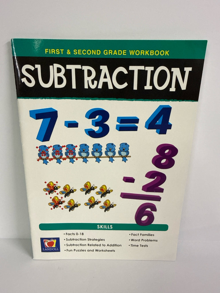 Subtraction Landoll Workbook  Pre-Owned Summer Study Books