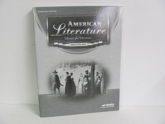 American Literature Abeka Quiz/Test Key  Pre-Owned 11th Grade Reading Textbooks