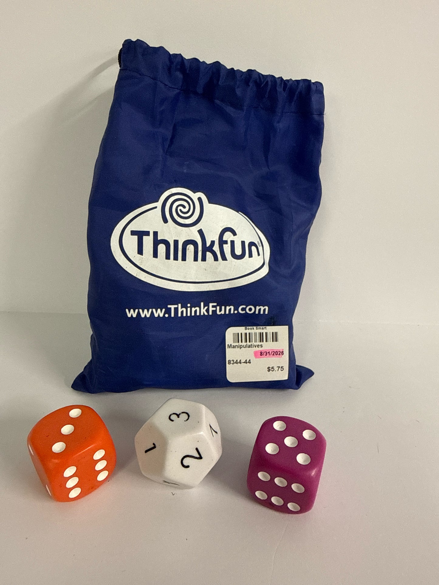 Math Dice Jr. Think Fun Pre-Owned Elementary Manipulatives