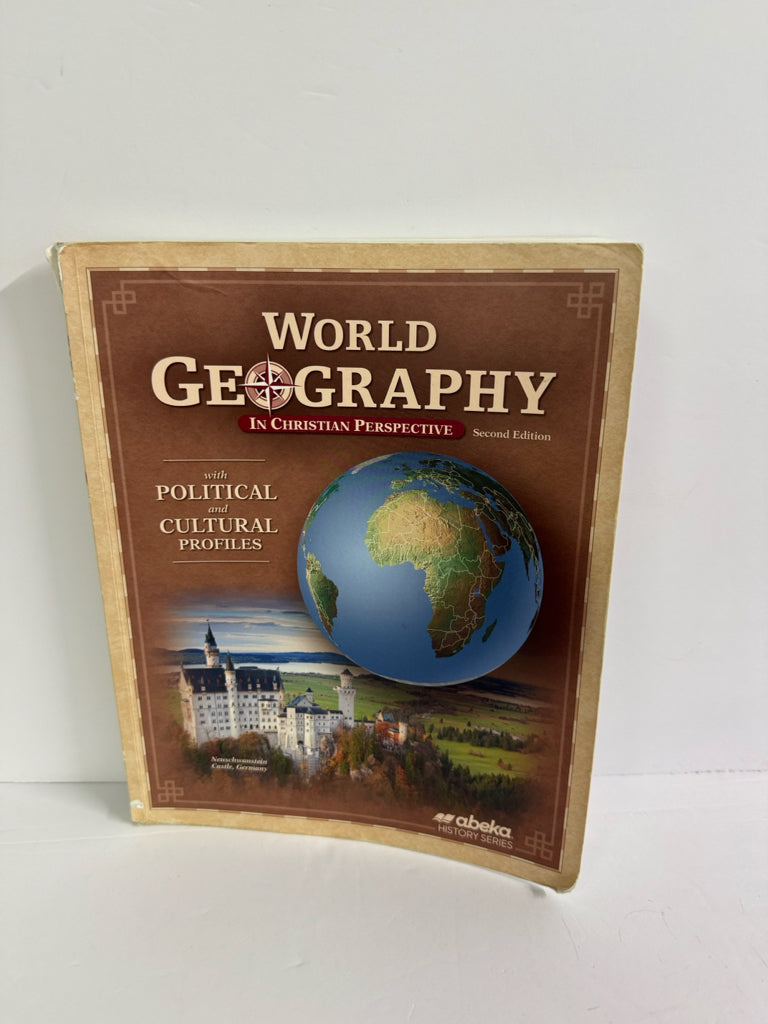 World Geography Abeka Student Text  Pre-Owned 9th Grade History Textbooks
