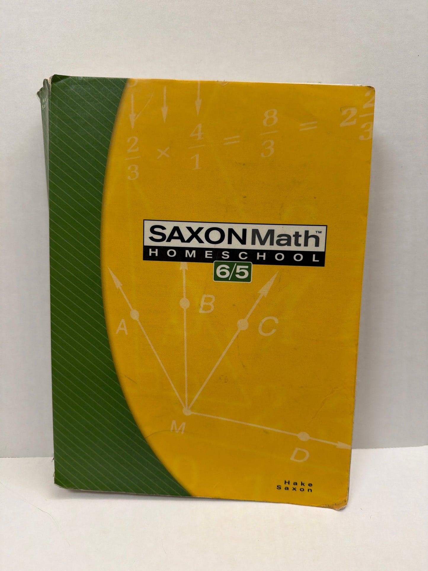 Homeschool Math 65 Saxon Student Text  Pre-Owned Hake Mathematics Textbooks