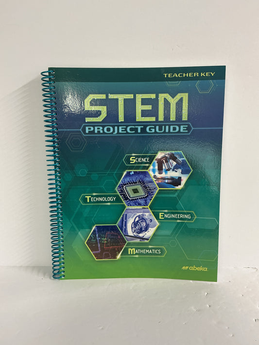 Stem Project Guide Abeka Teacher Key  Pre-Owned 9th Grade Science Textbooks