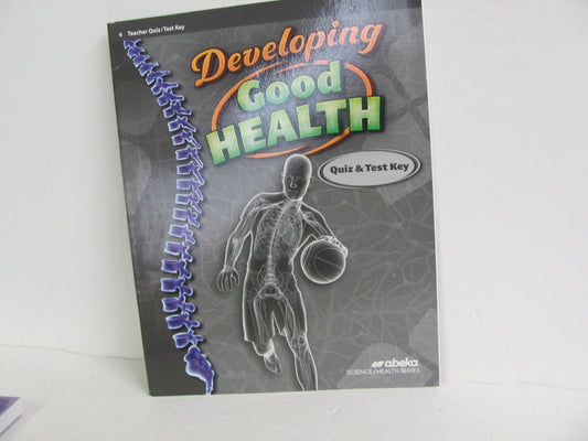 Developing Good Health Abeka Quiz/Test Key  Pre-Owned 4th Grade Health Books