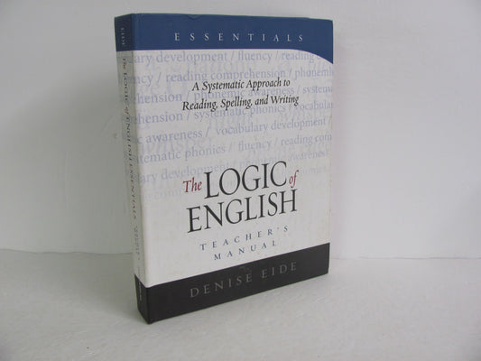 The Logic of English- PediaLearning Teacher Manual  Pre-Owned Language Textbooks