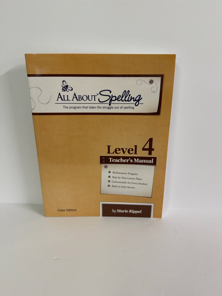 All About Spelling Level 4 All About Learning Marie Rippel Language Textbooks