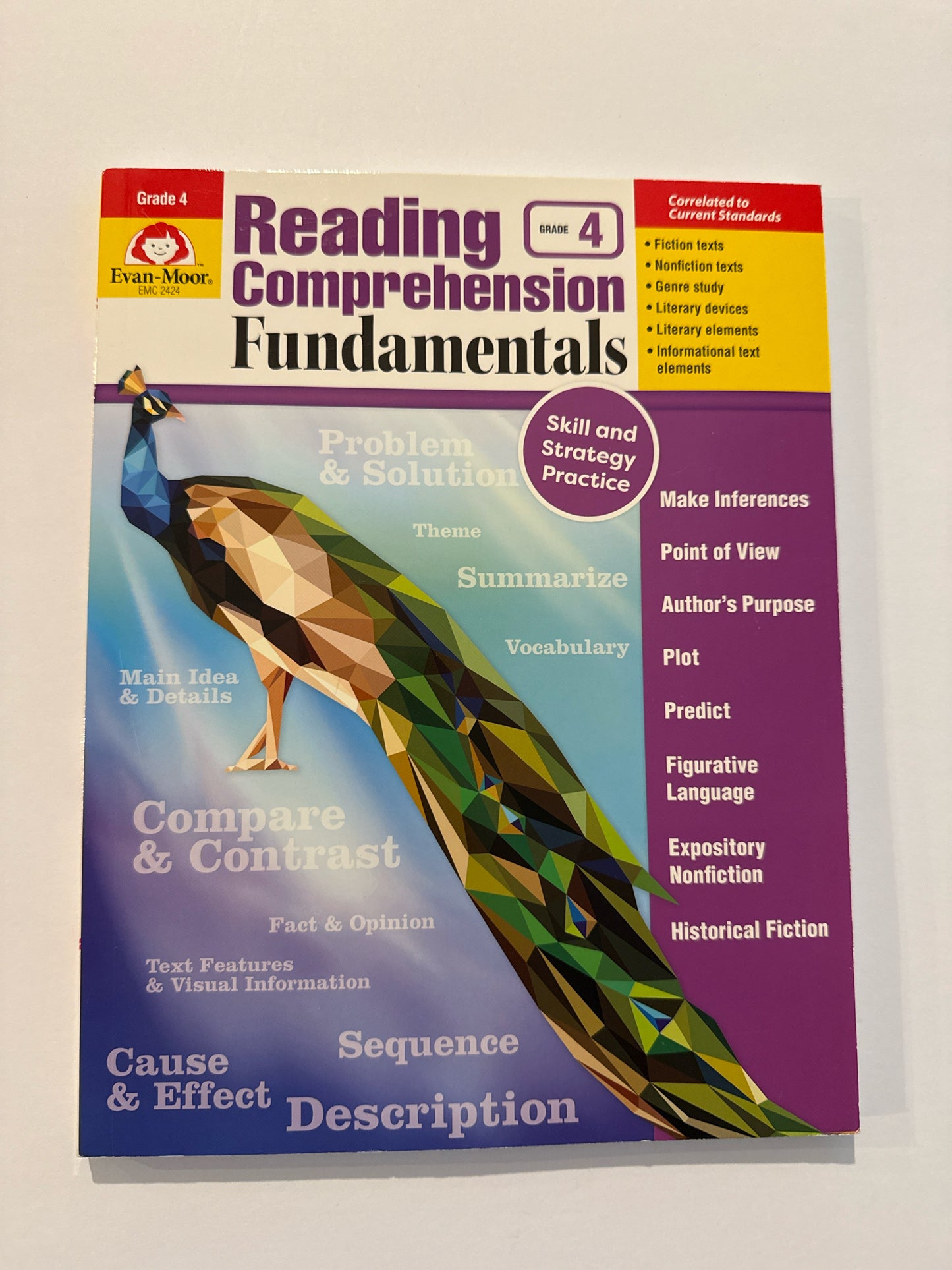 Reading Comprehension Evan-Moor Workbook  Pre-Owned 4th Grade Reading Textbooks