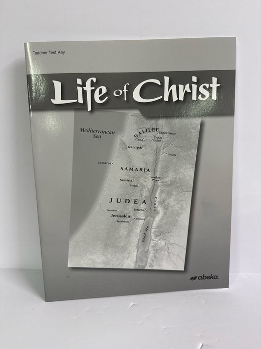 Life of Christ Abeka Test Key Pre-Owned 7th Grade Bible Textbooks
