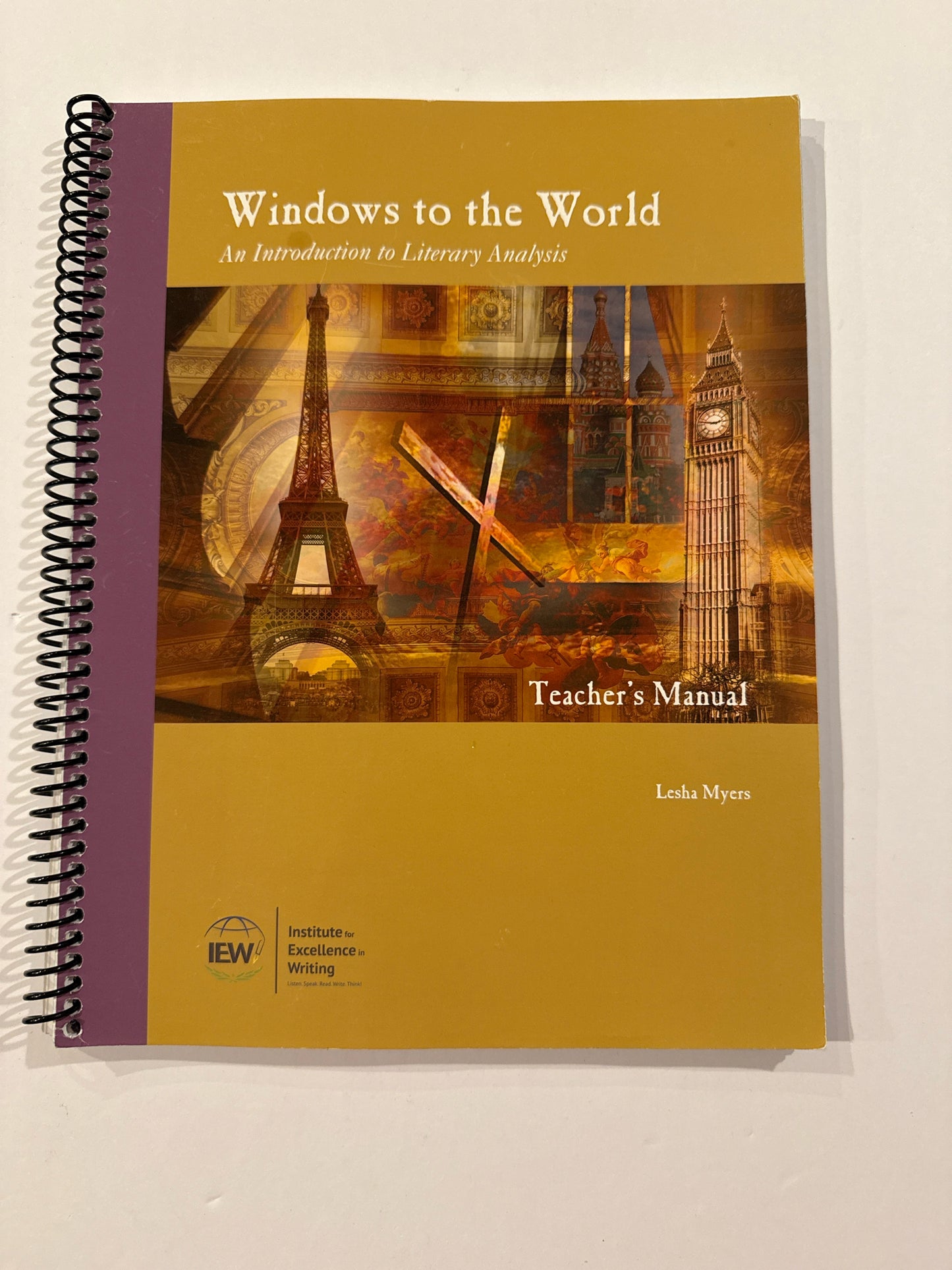 Windows to the World IEW Teacher Manual  Pre-Owned Myers Writing Books