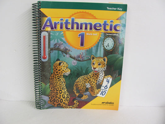 Arithmetic 1 Abeka Teacher Key  Pre-Owned 1st Grade Mathematics Textbooks