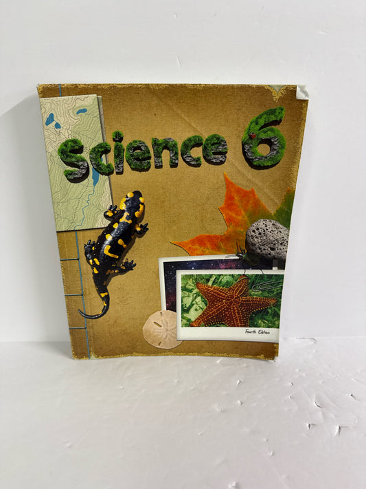Science 6 BJU Press Student Text  Pre-Owned 6th Grade Science Textbooks