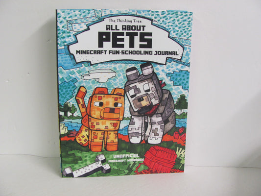 All About Pets Minecraft Workbook  Pre-Owned Elementary Computer Books