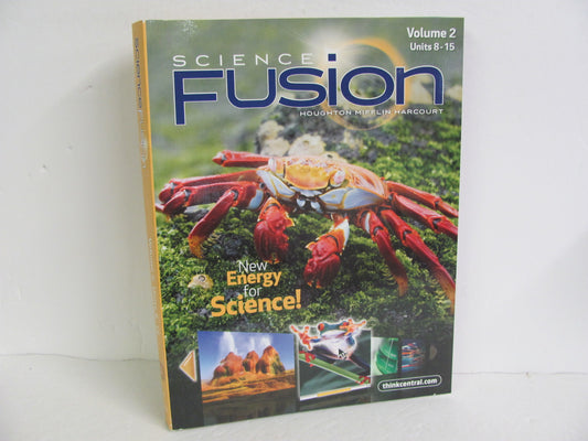 Science Fusion Vol 2, Units 8-15 HMH Books Pre-Owned 5th Grade Science Textbooks