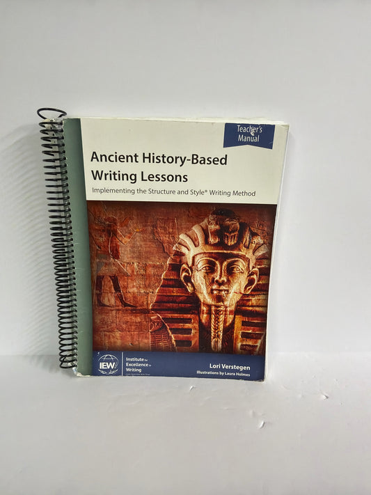 Ancient History Based Writing IEW Teacher Manual  Pre-Owned IEW Writing Books