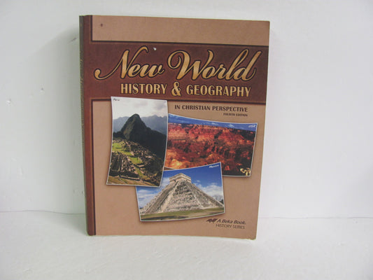 New World History Abeka Student Book Pre-Owned 6th Grade History Textbooks