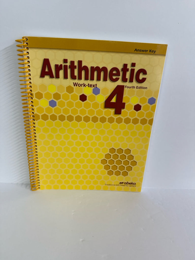 Arithmetic 4 Abeka Answer Key  Pre-Owned 4th Grade Mathematics Textbooks