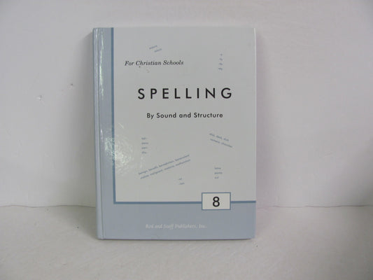 Spelling By Sound and Structure Rod & Staff 8th Grade Spelling/Vocabulary Books