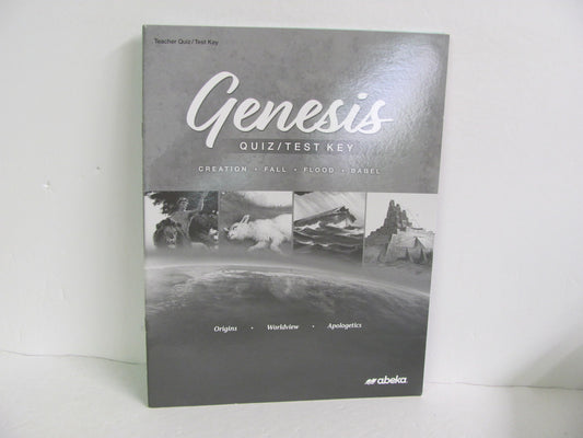 Genesis Abeka Quiz/Test Key  Pre-Owned 12th Grade Bible Textbooks