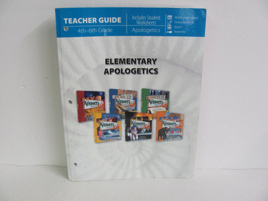 Elementary Apologetics Master Books Teacher Guide  Pre-Owned Bible Textbooks