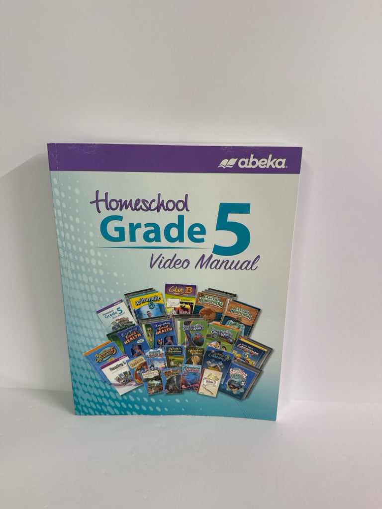 Homeschool Grade 5 Video Manual Abeka Video Manual- Pre-Owned Educator Resources