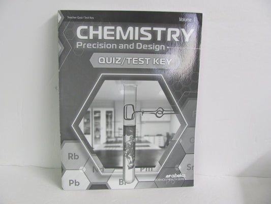 Chemistry Vol 1 Abeka Quiz/Test Key  Pre-Owned 11th Grade Science Textbooks