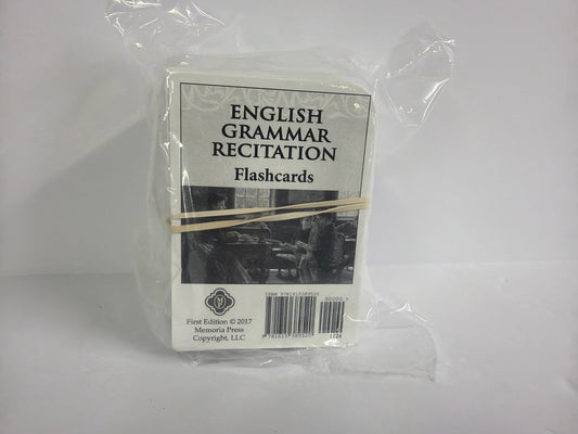 English Grammar Recitation I Memoria Press Flashcards Pre-Owned Grammar Books