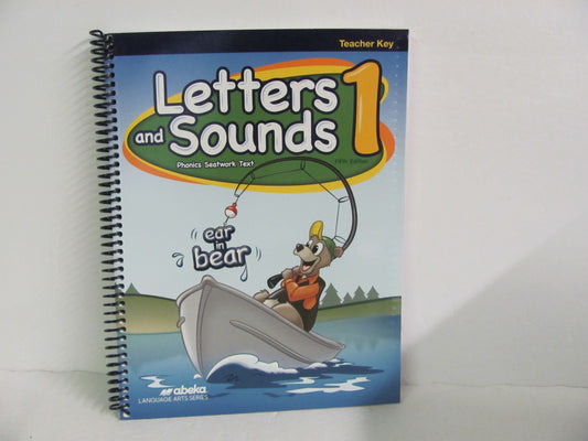 Letters and Sounds 1 Abeka Teacher Key  Pre-Owned 1st Grade Language Textbooks
