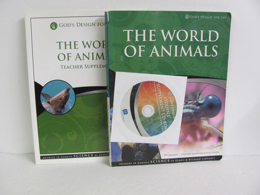 The World of Animals- Answers in Genesis Set  Pre-Owned Science Textbooks