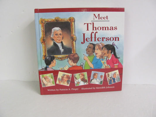 Meet Thomas Jefferson Ideals Pre-Owned Pingry Elementary American History Books