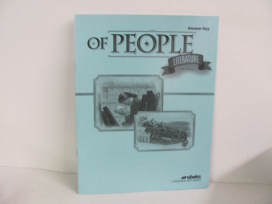 Of People Literature Abeka Answer Key  Pre-Owned 7th Grade Reading Textbooks