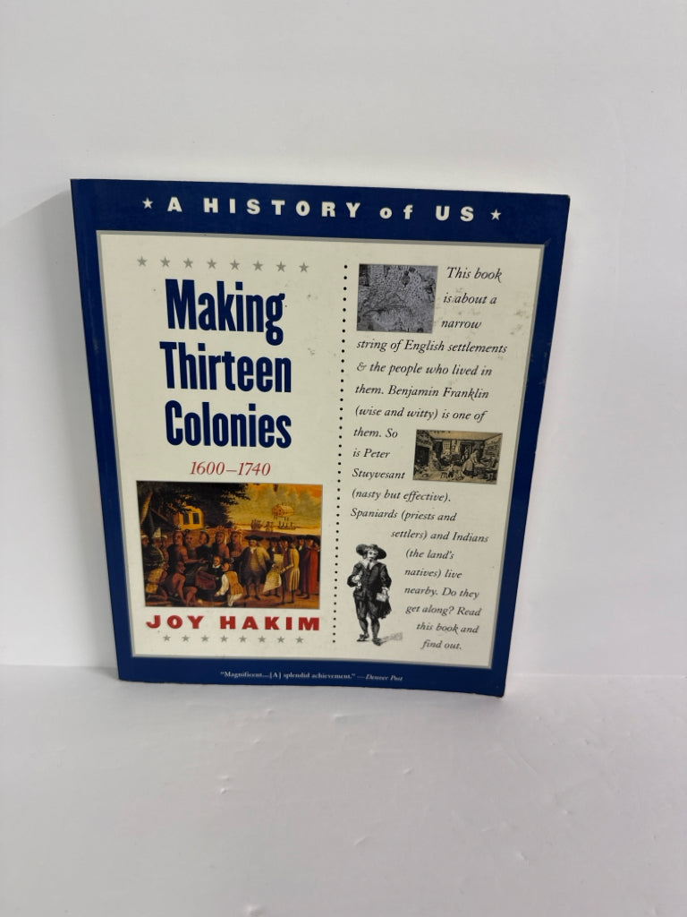 Making Thirteen Colonies Oxford University Pre-Owned Joy Hakim American History