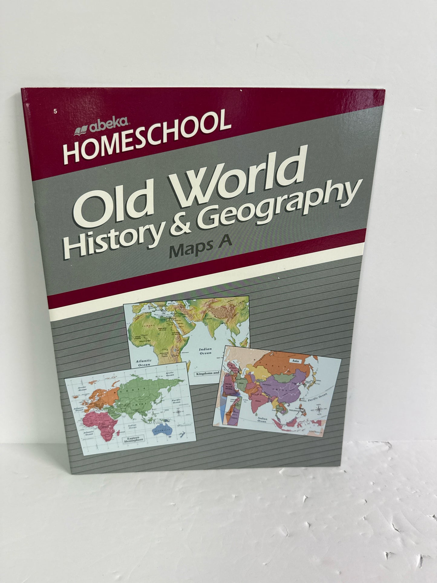 Old World History & Geography Abeka Maps A  Pre-Owned History Textbooks
