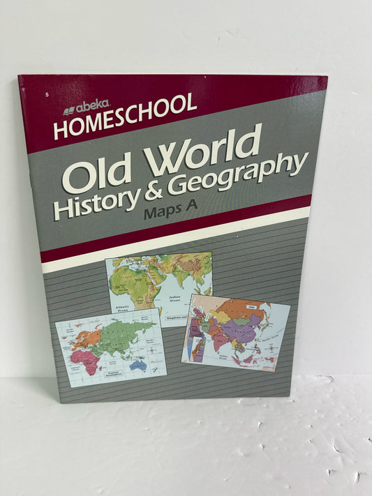 Old World History & Geography Abeka Maps A  Pre-Owned History Textbooks