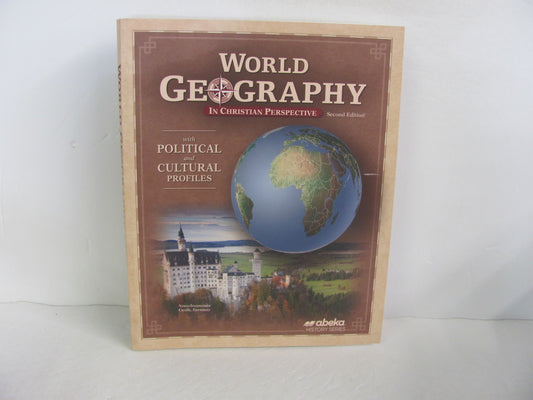 World Geography Abeka Student Book Pre-Owned 9th Grade History Textbooks