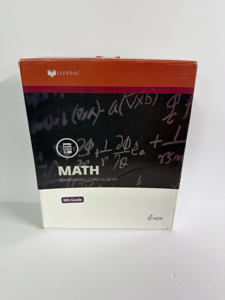 Math Alpha Omega Set  Pre-Owned 9th Grade Mathematics Textbooks
