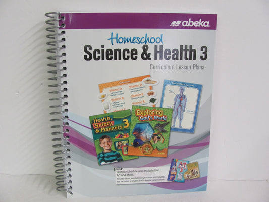 Science & Health Abeka Curriculum Pre-Owned 3rd Grade Science Textbooks