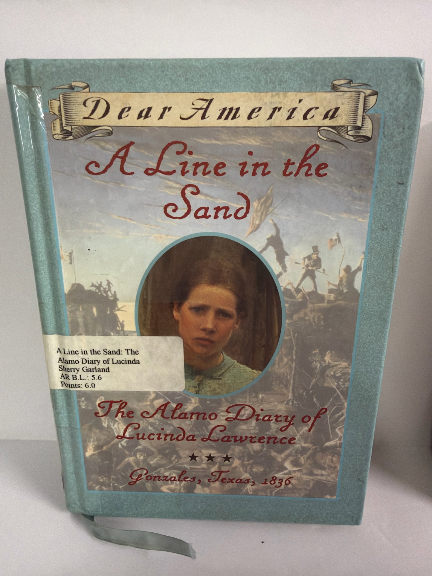 A Line in the Sand Scholastic Pre-Owned Sherry Garland Historical Fiction