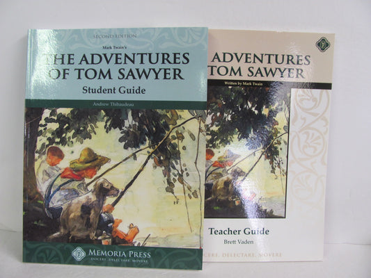 The Adventures of Tom Sawyer Memoria Press Set  Pre-Owned Twain Fiction Books